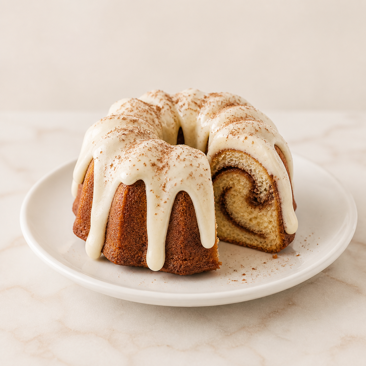 Cinnamon Roll Bundt Cake