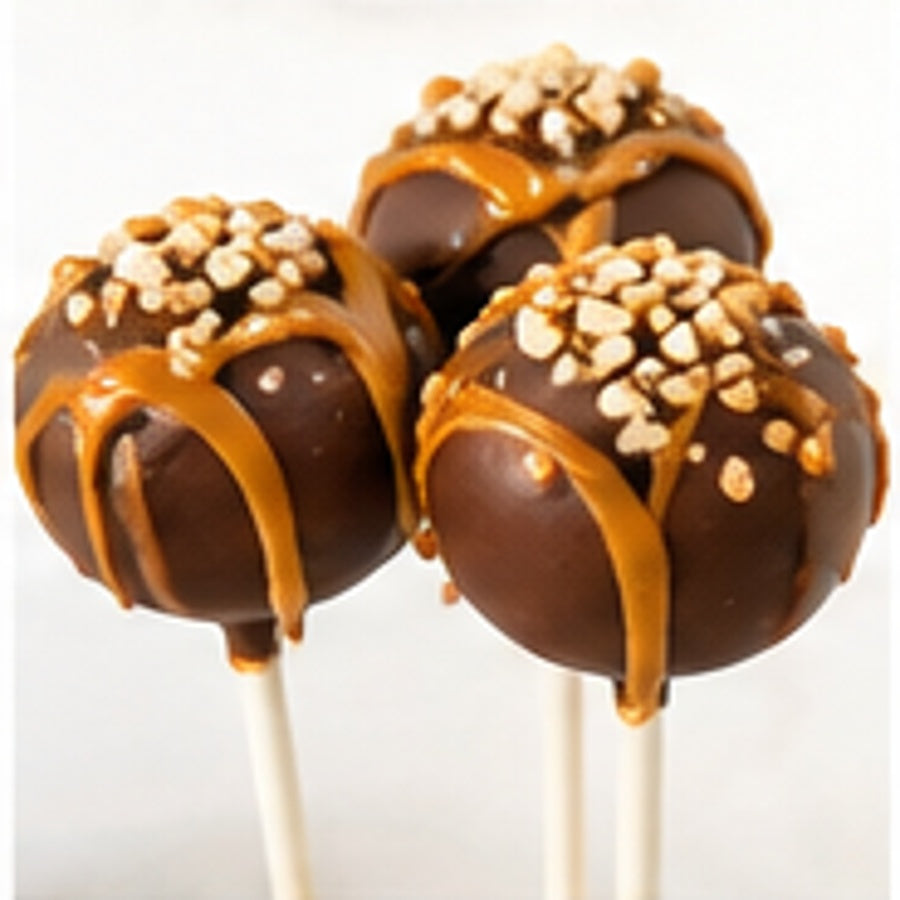 Salted Caramel Cake Pop